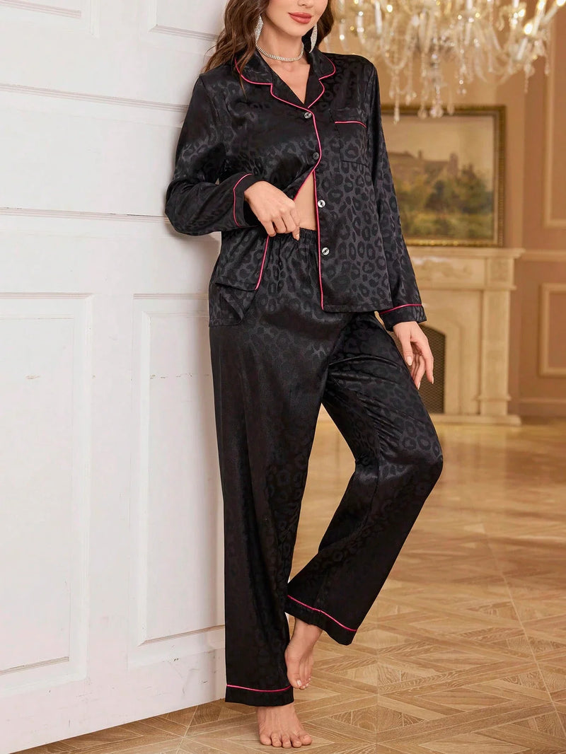[Leve 2 Pague 1] Pijama Feminino Jacquard (Maciez que aquece) + BRINDE: 1 Pantufa Nuvem Antiaderente