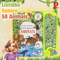 Livro Sensorial 50 Sons Animais + BRINDE EXCLUSIVO | Varie™