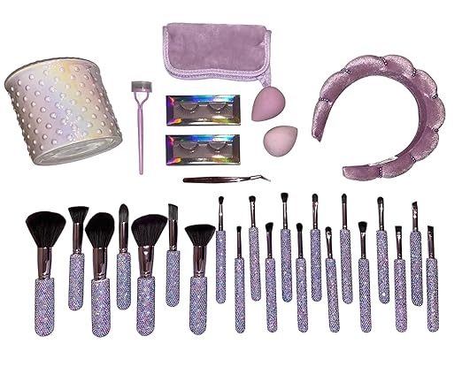 Kit Profissional de Pincéis De Glitz com Brilho