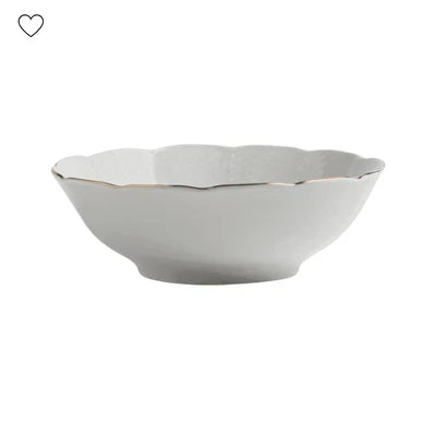 Aparelho de Jantar - Branco Ouro 25 Peças