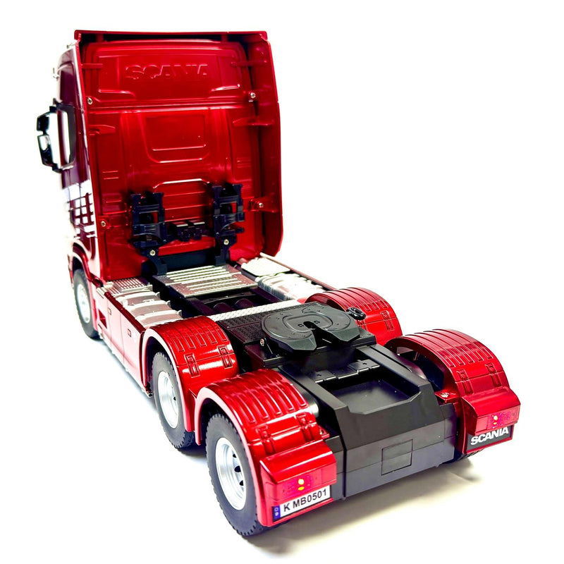 Caminhão Huina 1501 - Scania 770s V8 - Escala 1/18 - 6x4 - C/Controle + carreta de brinde
