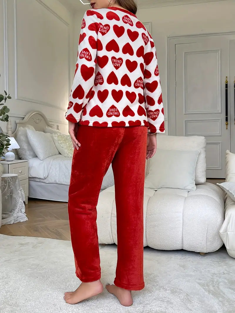[Leve 2 Pague 1] Pijama Feminino Refúgio Quente (Aconchego total no frio) + BRINDE: 1 Pantufa Nuvem Antiaderente