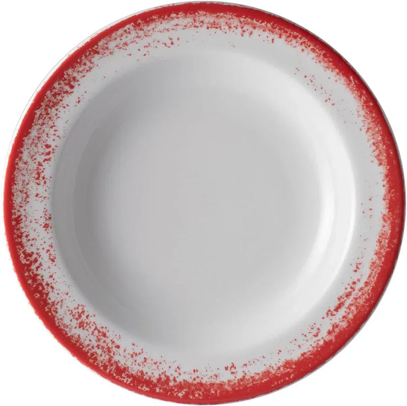 Aparelho de Jantar Decoração Névoa Vermelho 30 Peças