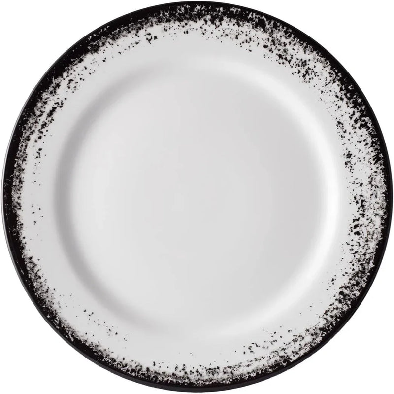 Aparelho de Jantar Decoração Névoa Preto 30 Peças