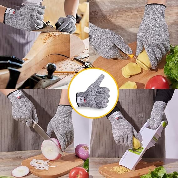 Luvas Térmicas para Churrasco – Silicone Antichamas (Par)