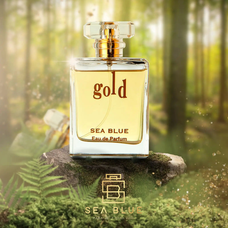 Perfume Feminino Mar Azul Fragrância Gold