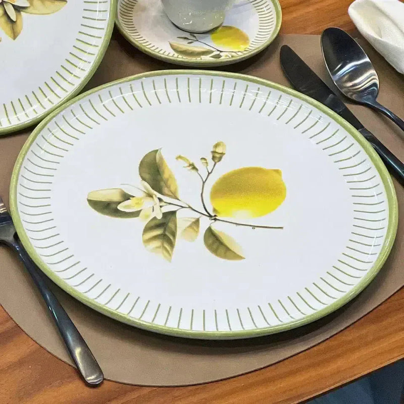 Aparelho de Jantar Stoneware Bio Lemon 30 Peças