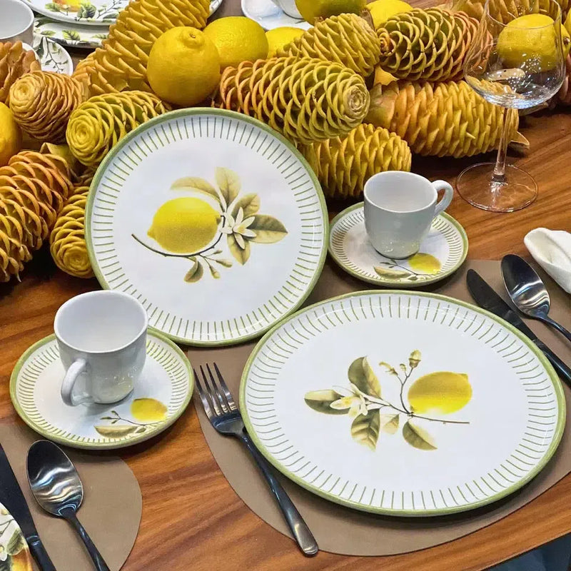 Aparelho de Jantar Stoneware Bio Lemon 30 Peças