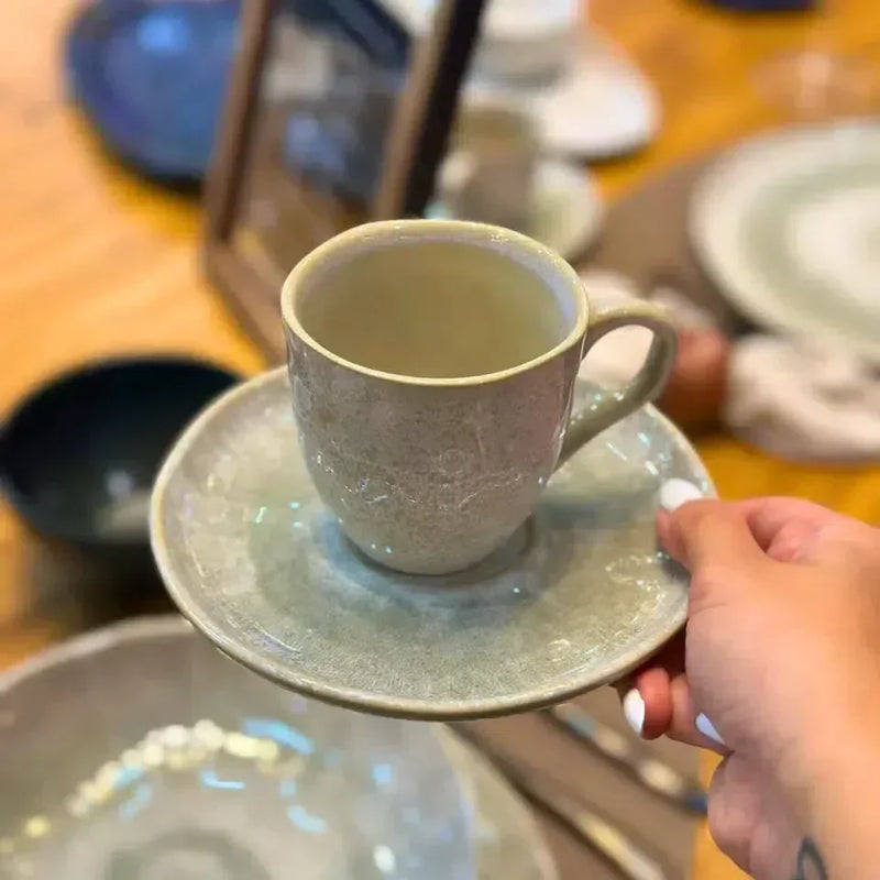 Aparelho de Jantar Stoneware Bio Moss 30 Peças