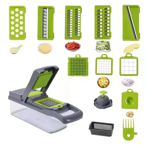 Cortador de Legumes Multifuncional 12 em 1