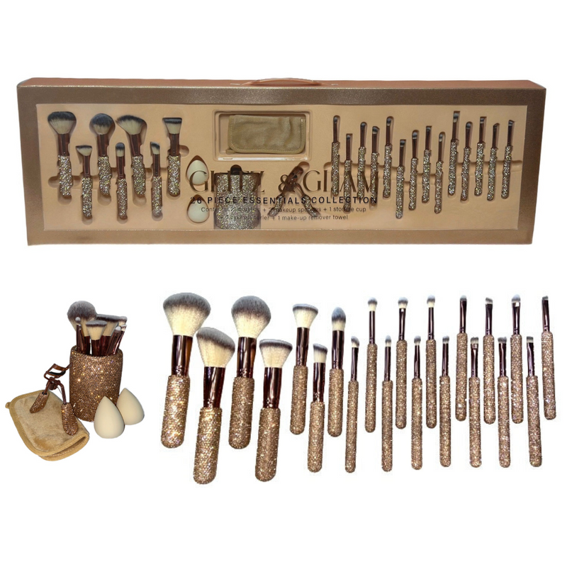 Kit Profissional de Pincéis De Glitz com Brilho