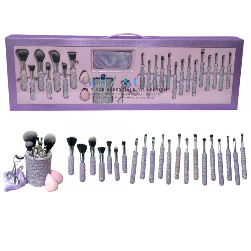 Kit Profissional de Pincéis De Glitz com Brilho