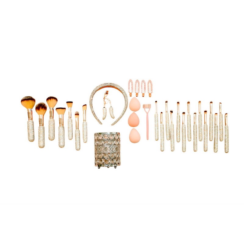 Kit Profissional de Pincéis De Glitz com Brilho