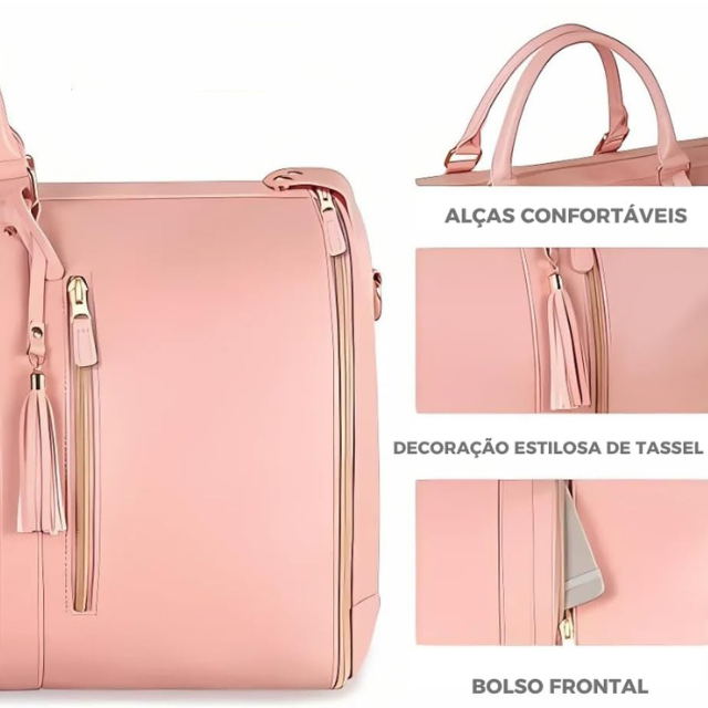 Bolsa Mala de Viagem Feminina Olisy Original 2 em 1