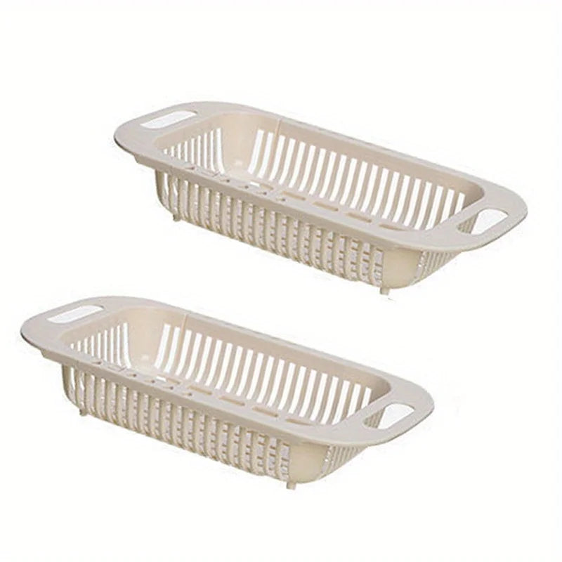 Escorredor de Alimentos Cesto de Drenagem Expansível - Compre 1 leve 2