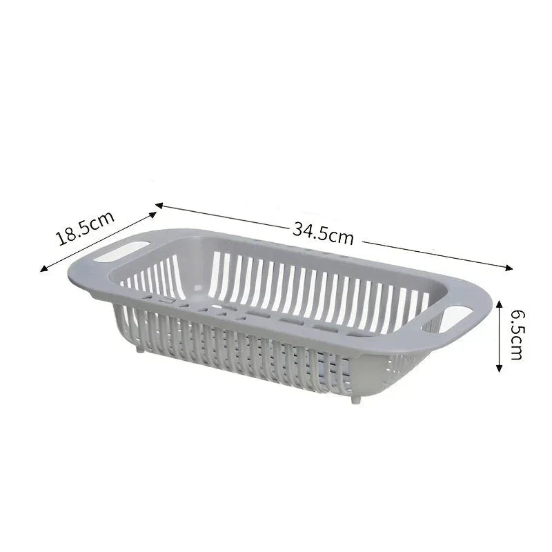 Escorredor de Alimentos Cesto de Drenagem Expansível - Compre 1 leve 2