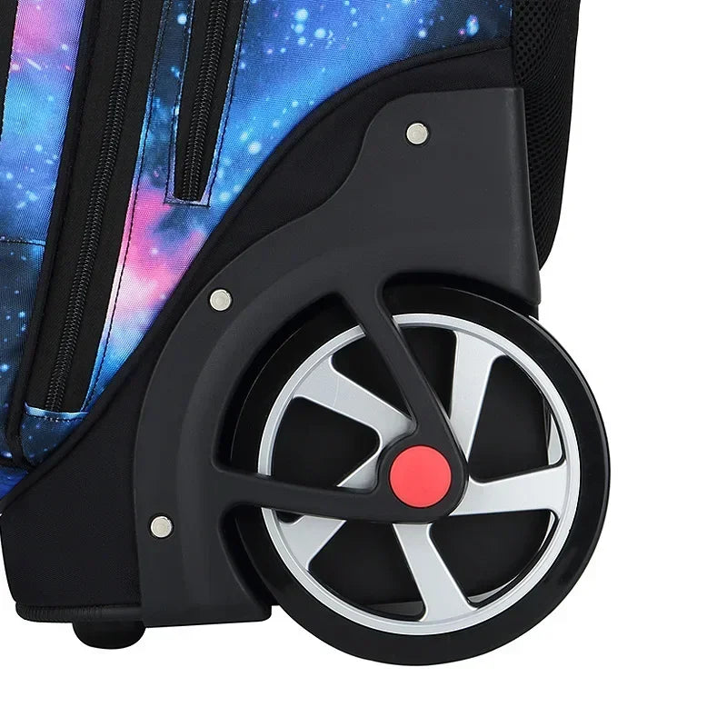 Mochila de Rodinha Grande Space - Escolar Grande Capacidade - Impermeável - LM22