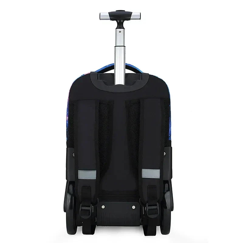 Mochila de Rodinha Grande Space - Escolar Grande Capacidade - Impermeável - LM22