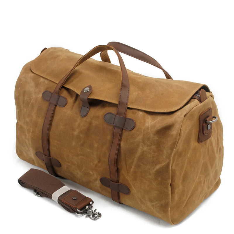 Bolsa de Viagem Muchuan com Lona de Algodão Puro