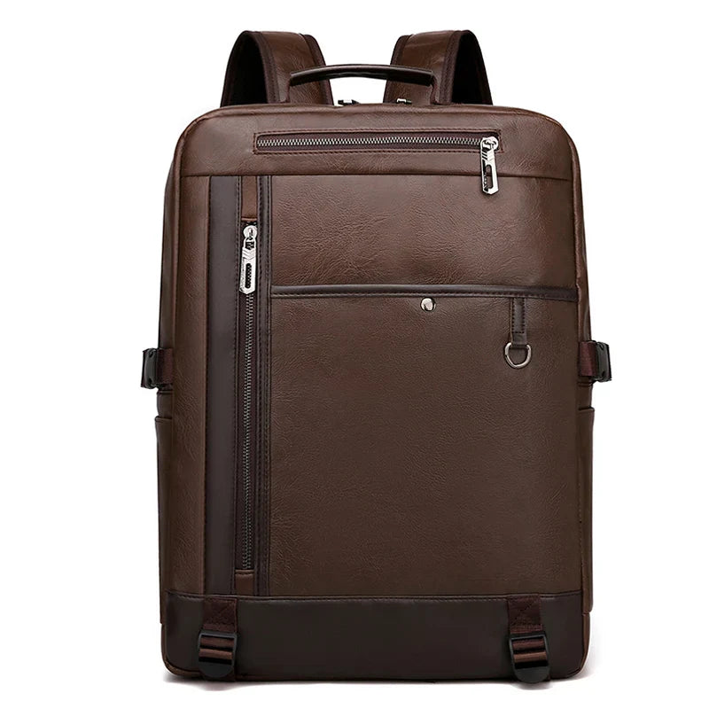 Mochila Executiva Masculina Chambers com Couro Legitimo