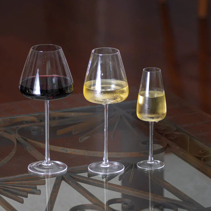 Kit Promocional: Taças em Cristal para Vinho e Espumante Linha Mirage Artevino (12 Taças)