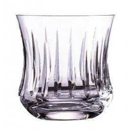 Kit com 6 Copos On The Rocks em Cristal Lapidado Artemano