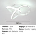 Luminária de Teto Minimalista Led Plafon Hold Premium - Trevo