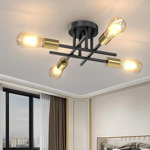 Lustre Hashtag Flash Led – 4 Lâmpadas