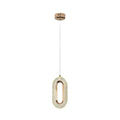 Lustre Pendente Cristallo Oval Luxe