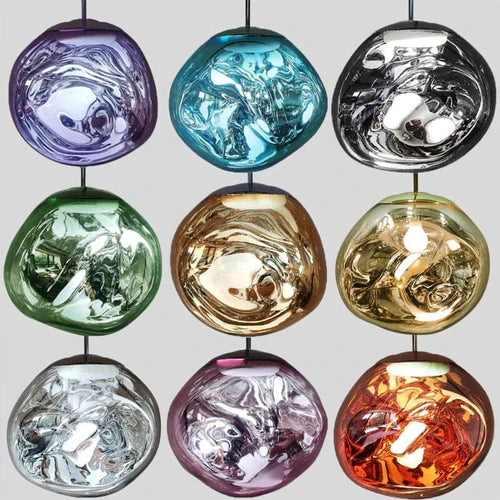 Lustre Pendente Elegance Nordic Lava (Conj. Completo 04 Peças)