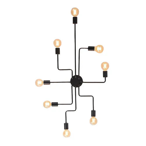 Lustre Teto Aracnos – Design Modular (4, 6 e 8 Bocais)