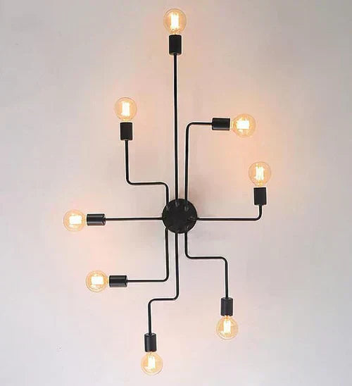 Lustre Teto Aracnos – Design Modular (4, 6 e 8 Bocais)
