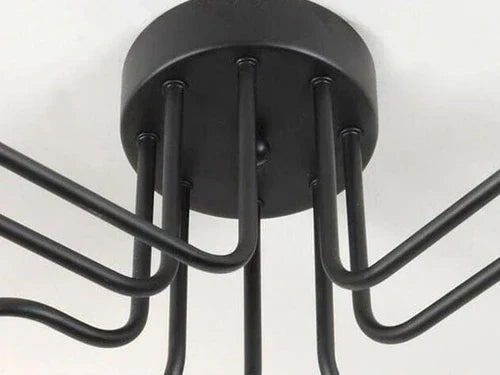 Lustre Teto Aracnos – Design Modular (4, 6 e 8 Bocais)