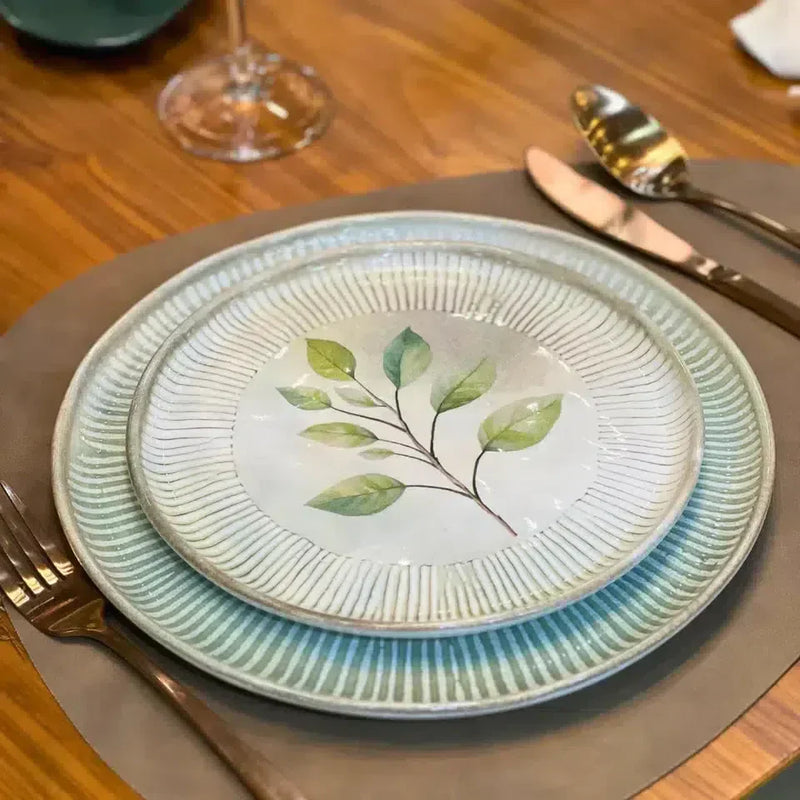 Aparelho de Jantar Stoneware Bio Evergreen 30 Peças - LANÇAMENTO