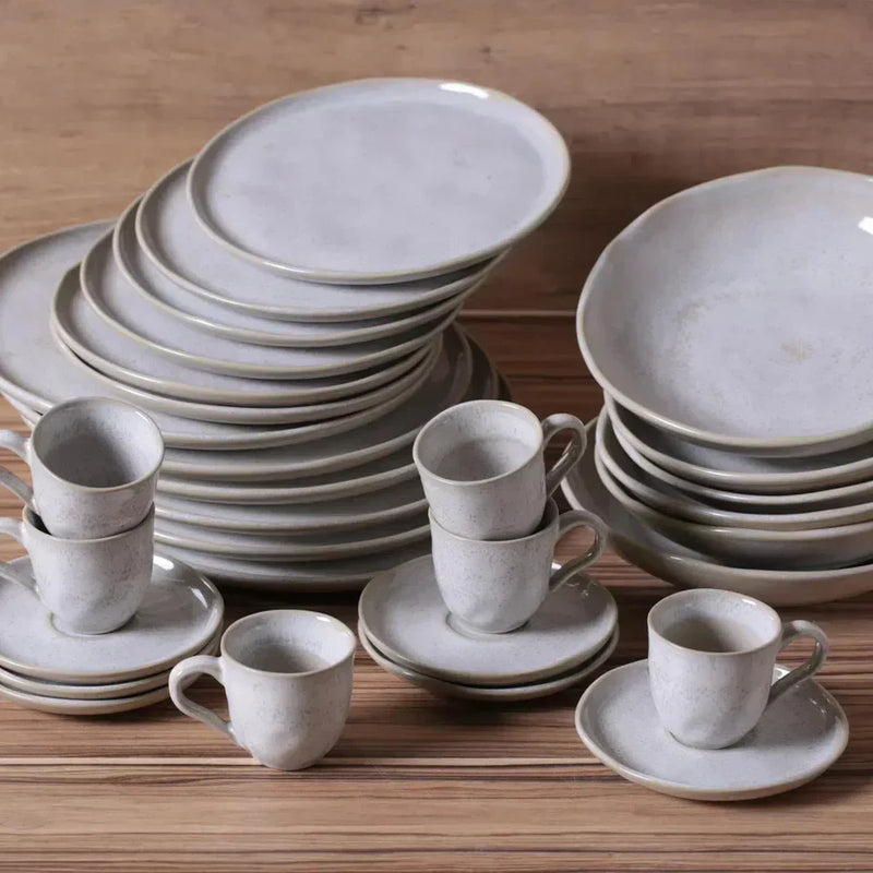 Aparelho de Jantar Stoneware Bio Latte 30 Peças LANÇAMENTO