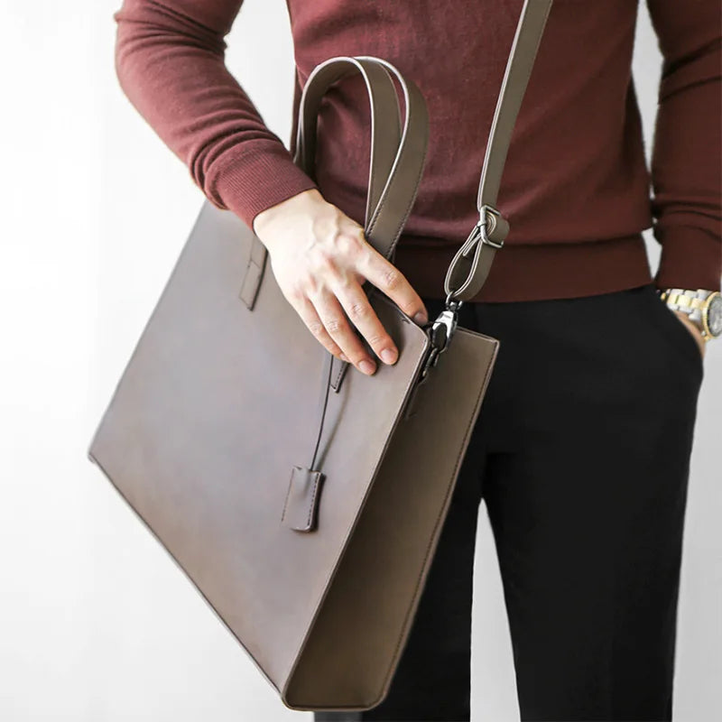 Bolsa Pasta Gabo Business com Couro Vintage