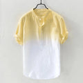 Camisa Masculina Casual Raramen Ocean Lapela