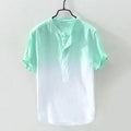 Camisa Masculina Casual Raramen Ocean Lapela