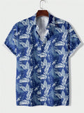 Camisa Masculina Rugal Curta Tropical Praiana