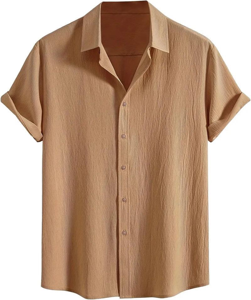 Camisa Masculina Rugal Básica Curta Praiana
