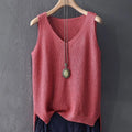 Blusa Feminina de Algodão Sem Mangas - Verão Morada