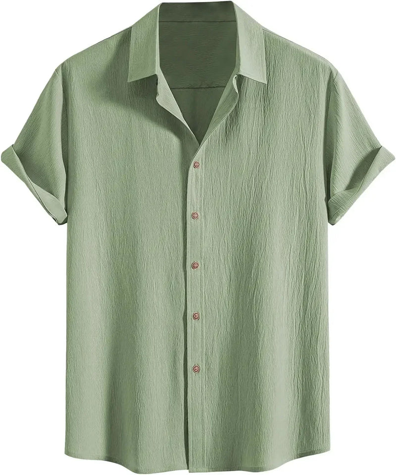 Camisa Masculina Rugal Básica Curta Praiana