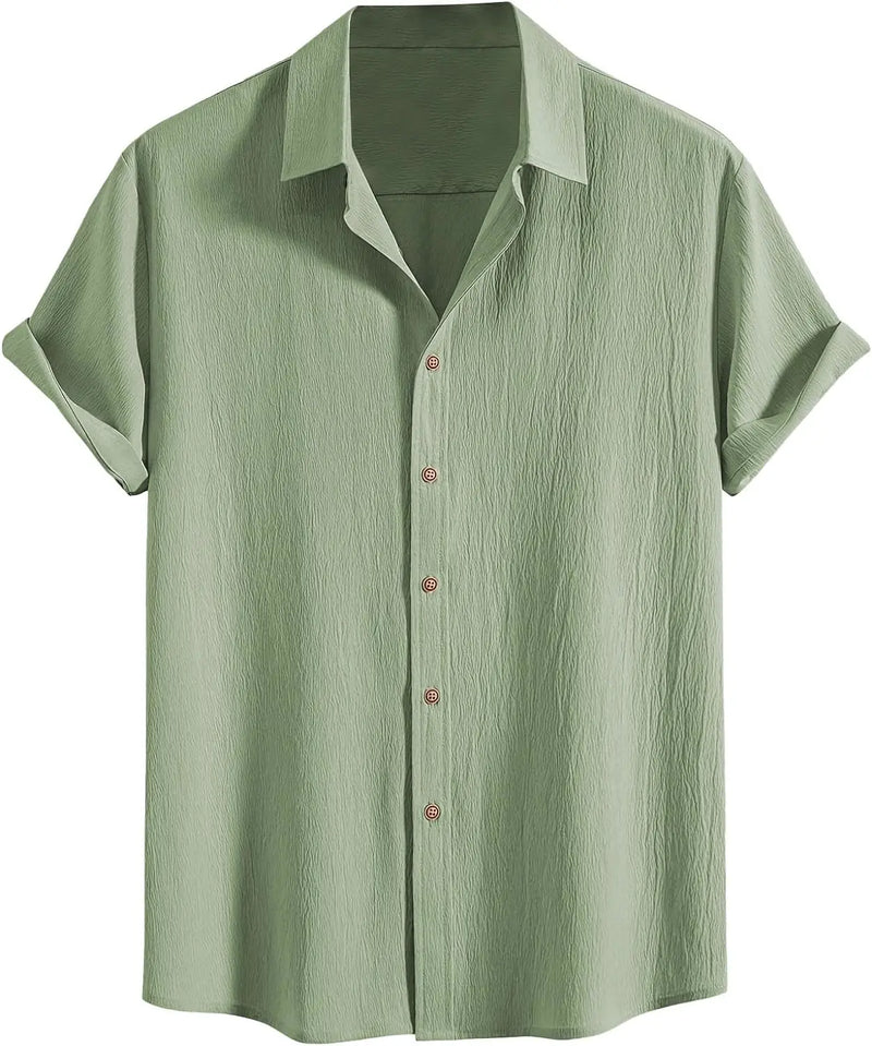 Camisa Masculina Rugal Básica Curta Praiana