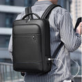 Mochila Masculina Média Executiva 15 Polegadas de Couro