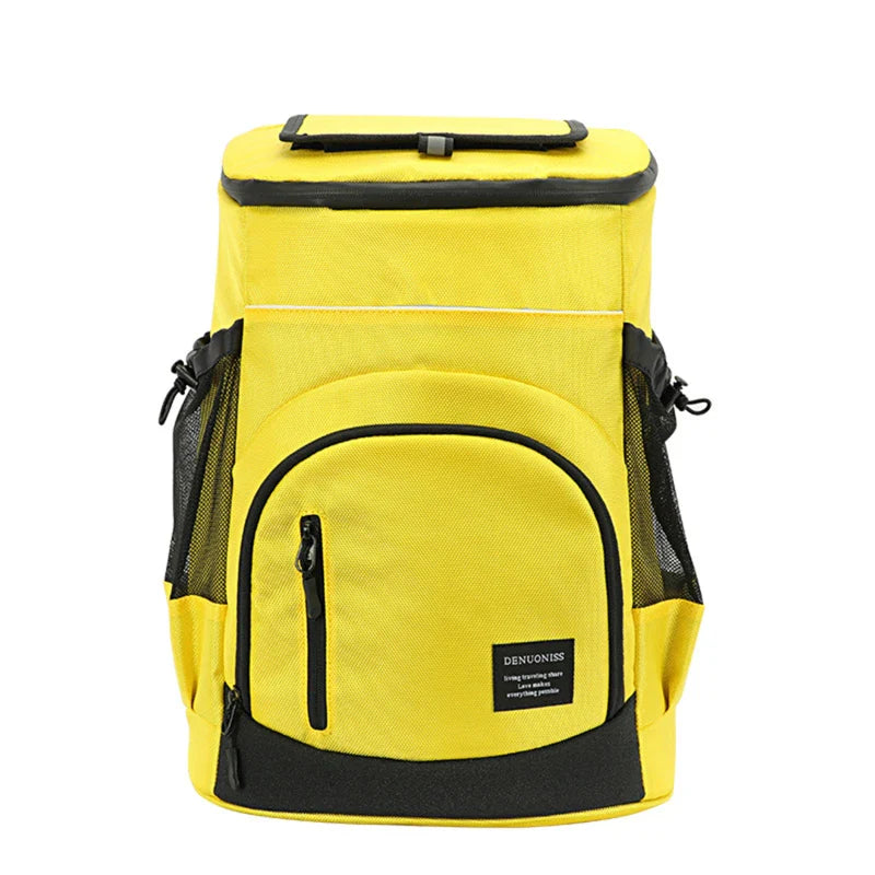 Mochila Morada Refrigerador Isolado 30L Térmica