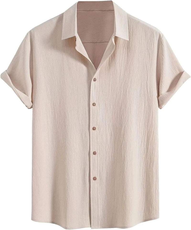 Camisa Masculina Rugal Básica Curta Praiana