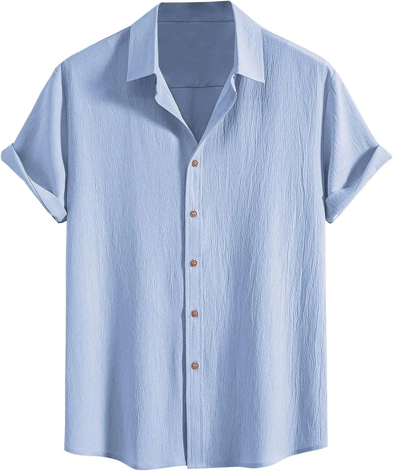 Camisa Masculina Rugal Básica Curta Praiana