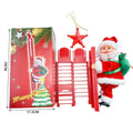 Acessório de Natal para Árvore de Natal Papai Noel Descendo pelas Escadas (PROMOÇÃO 2025)