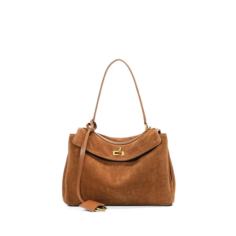 Bolsa Feminina Gabo Executiva de Camurça