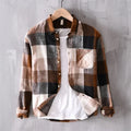 Camisa Masculina Básica Xadrez Lapela